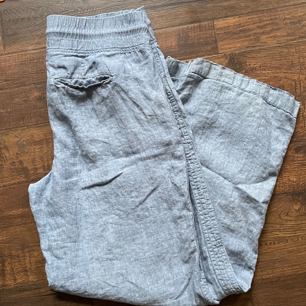 Athleta Cabo Linen Wide leg sz 10 - Picture 10 of 14